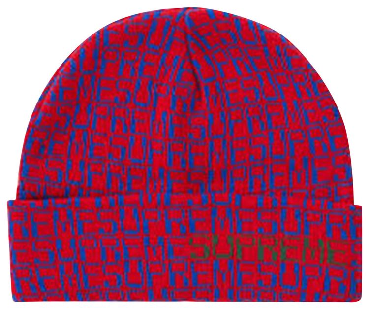 Supreme Digital Beanie Red
