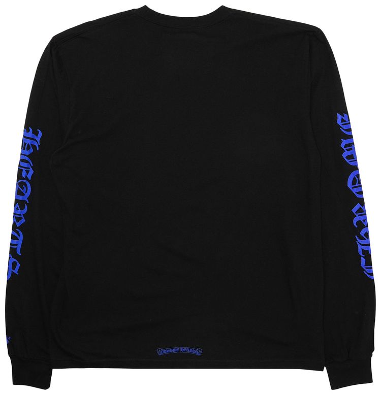 Chrome Hearts Neck Logo Long Sleeve T Shirt Black