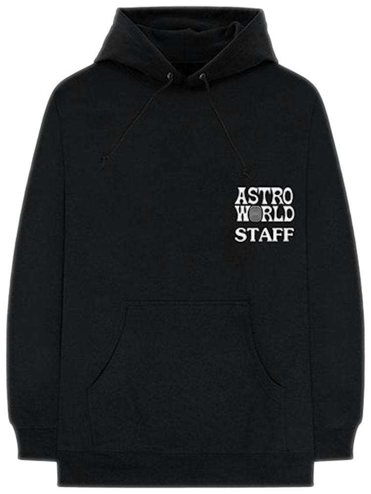 Cactus Jack by Travis Scott Astroworld Staff Hoodie Black