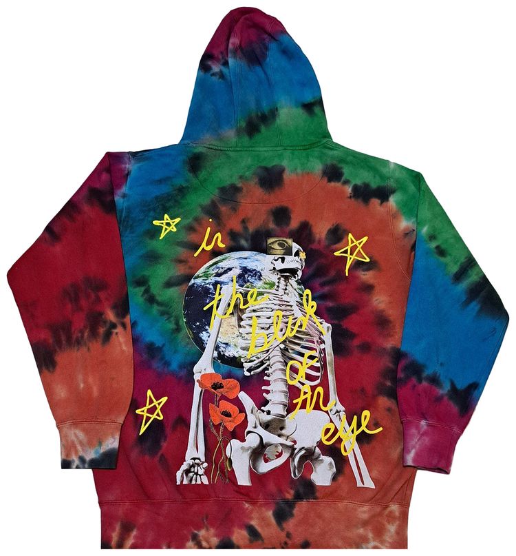 Cactus Jack by Travis Scott Astroworld Europe in the Blink of an Eye Hoodie Tie Dye