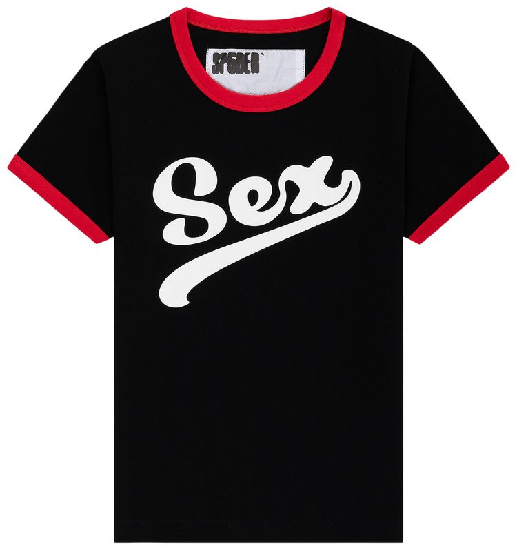 Sp5der Sex Baby Tee Black