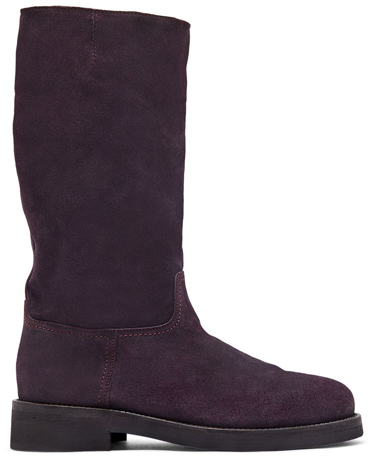 Ann Demeulemeester Wmns Riding Boot Dark Purple