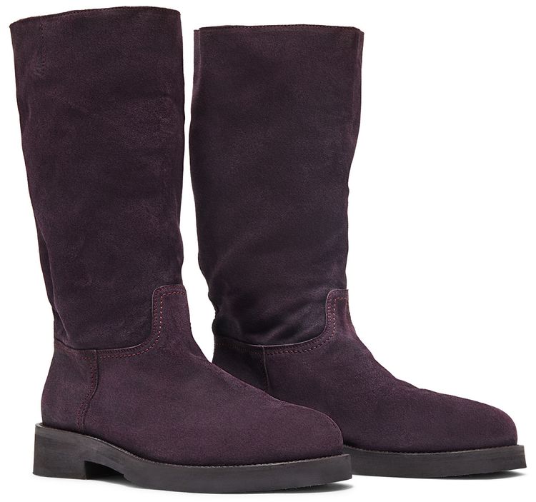 Ann Demeulemeester Wmns Riding Boot Dark Purple