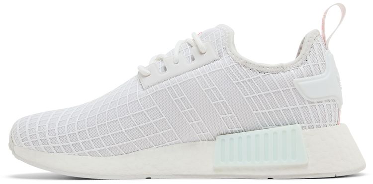 Adidas NMD R1 White Solar Red Web
