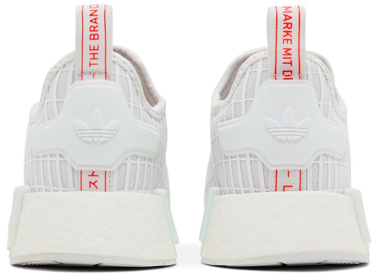 Adidas NMD R1 White Solar Red Web