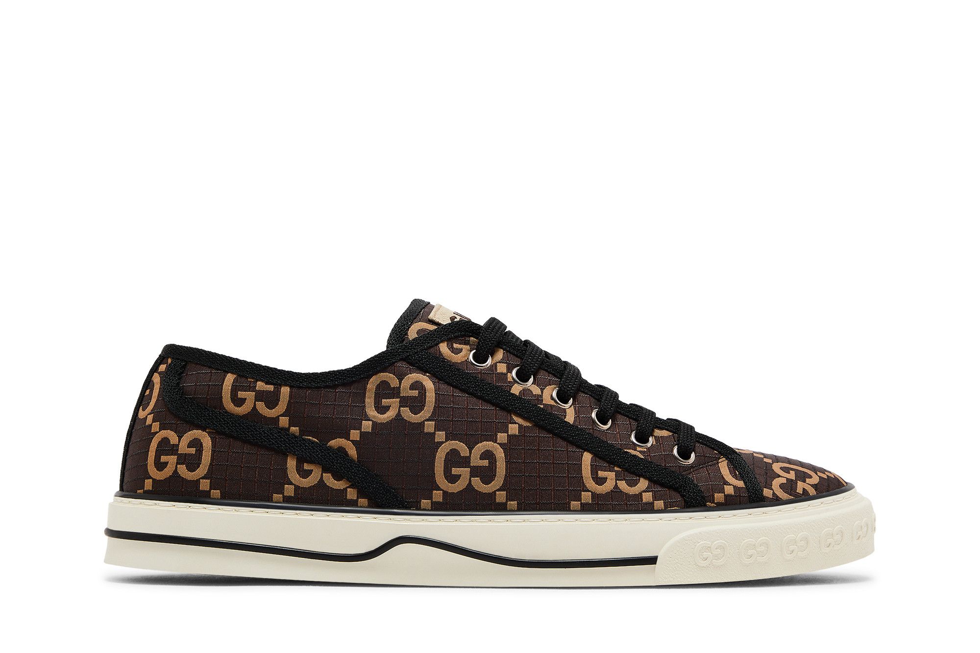 Buy Gucci Tennis 1977 Low 'GG Monogram - Ebony Beige