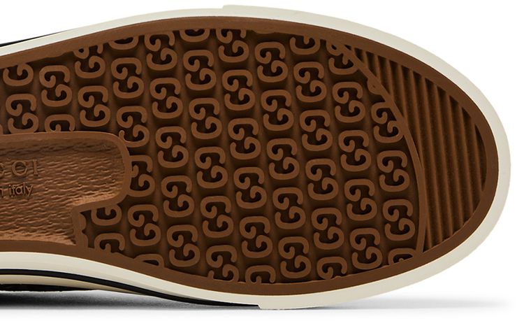 Gucci Tennis 1977 Low GG Monogram   Ebony Beige