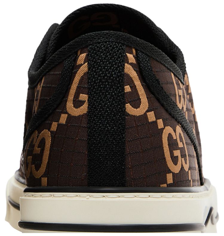 Gucci Tennis 1977 Low GG Monogram   Ebony Beige