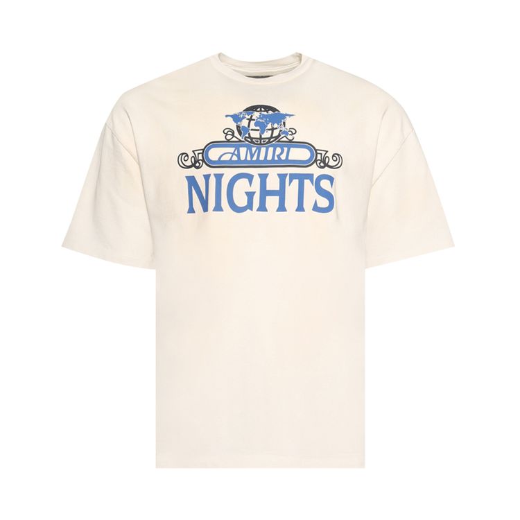 Amiri Nights Oversized Tee Ivory