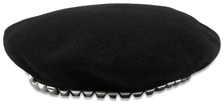 VAQUERA Studded Military Beret Black