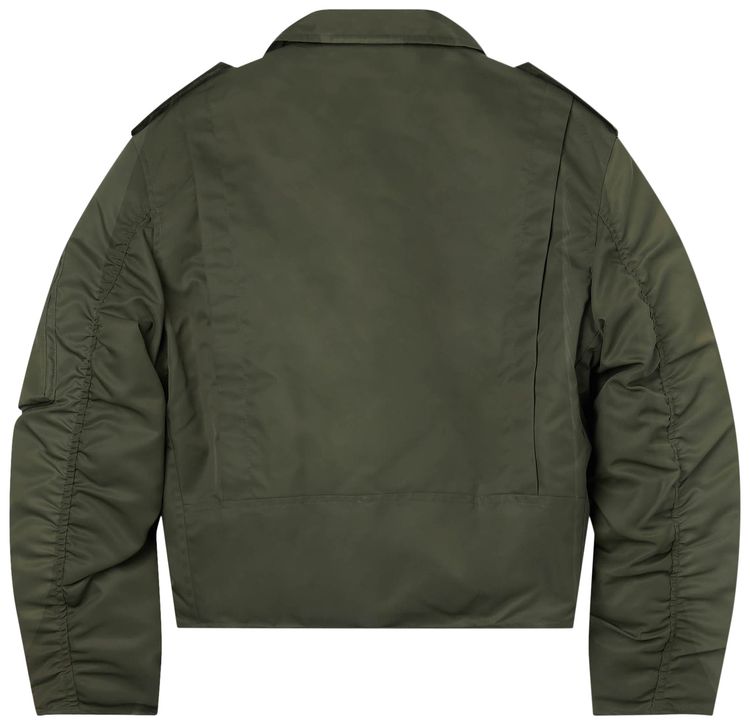 VAQUERA Aviator Moto Jacket Green