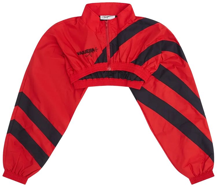 VAQUERA Cropped Windbreaker Red