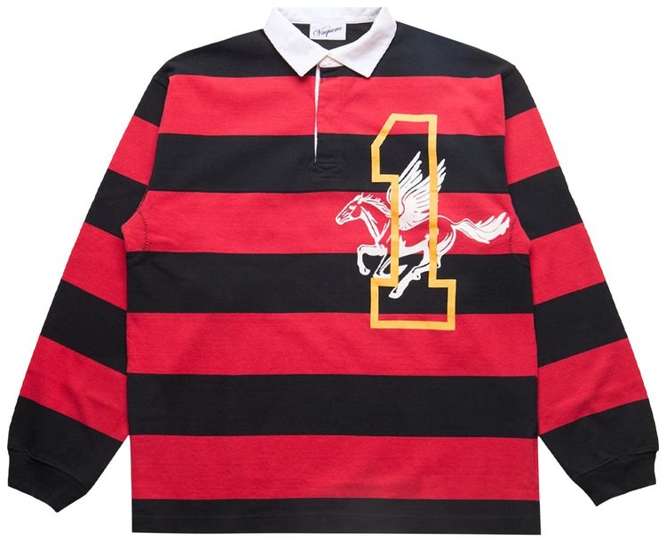 VAQUERA Rugby Polo Shirt Red