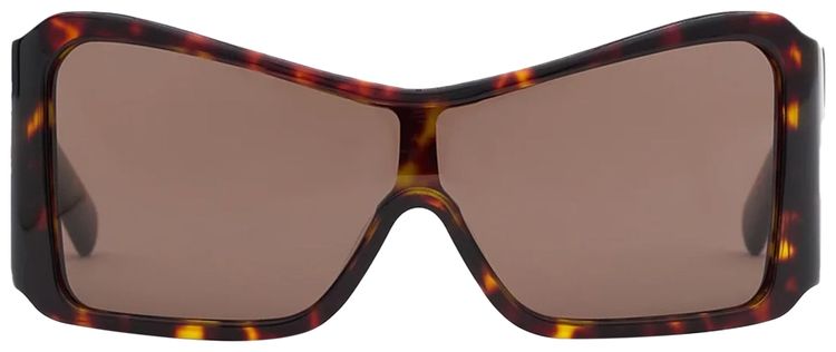 VAQUERA Shield Sunglasses Brown