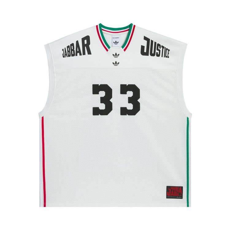 adidas x Willy Chavarria Jabbar Basketball Jersey Top Off White