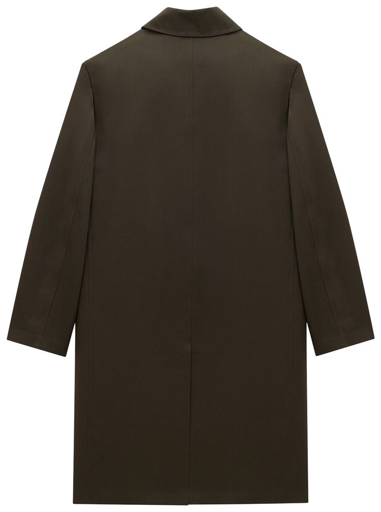 Saint Laurent Thermal Waterproof Raincoat Vert Fonce