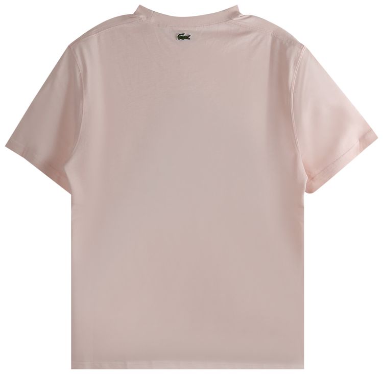 Lacoste Printed Jersey T Shirt Light PinkBeige