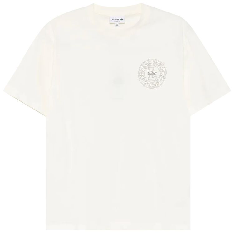 Lacoste Badge Jersey T Shirt Crystal