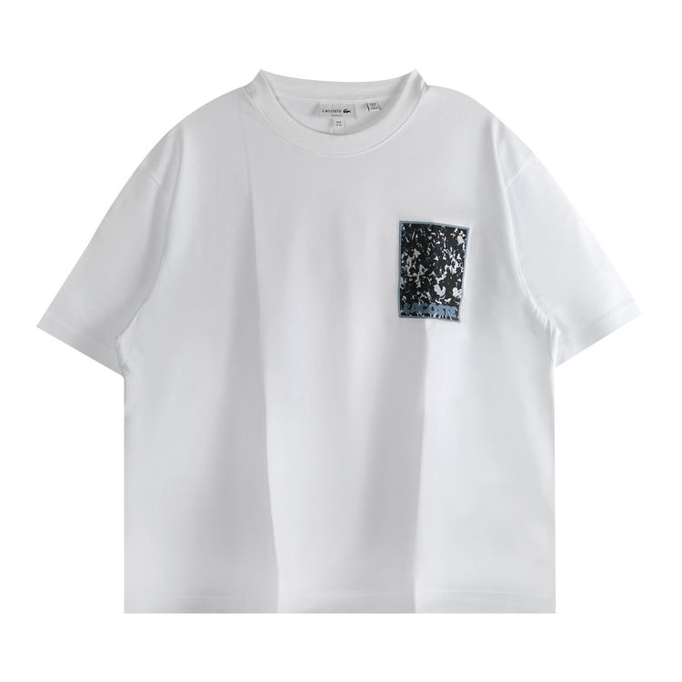 Lacoste Loose Fit Thick Jersey T Shirt White