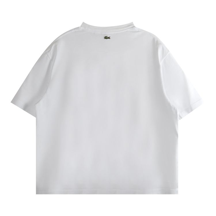 Lacoste Loose Fit Thick Jersey T Shirt White