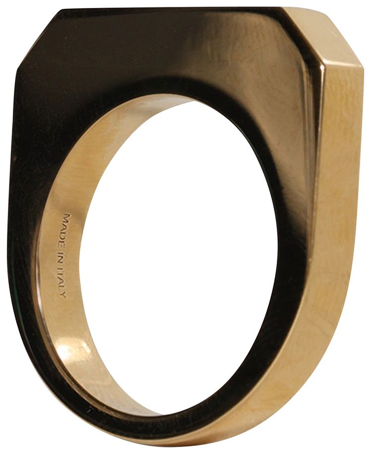 Rick Owens Hollywood Ring Silver Plated Gold