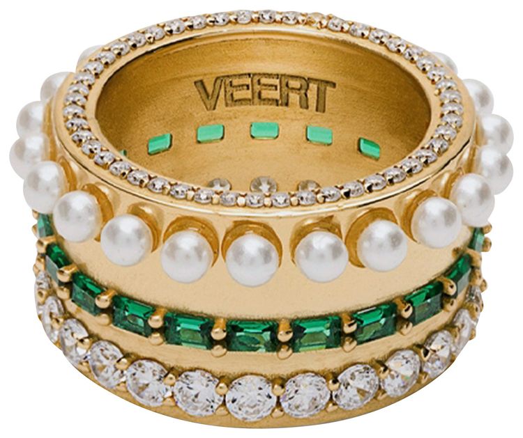 VEERT The Thick Layered Ring Yellow Gold