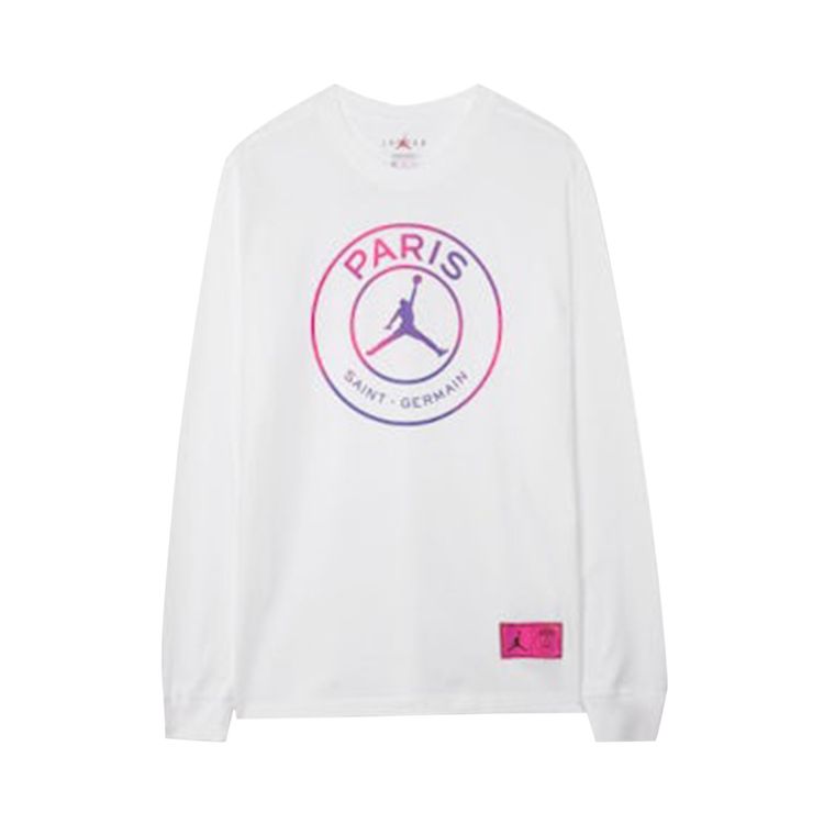 Air Jordan x Paris Saint Germain Long Sleeve Tee White