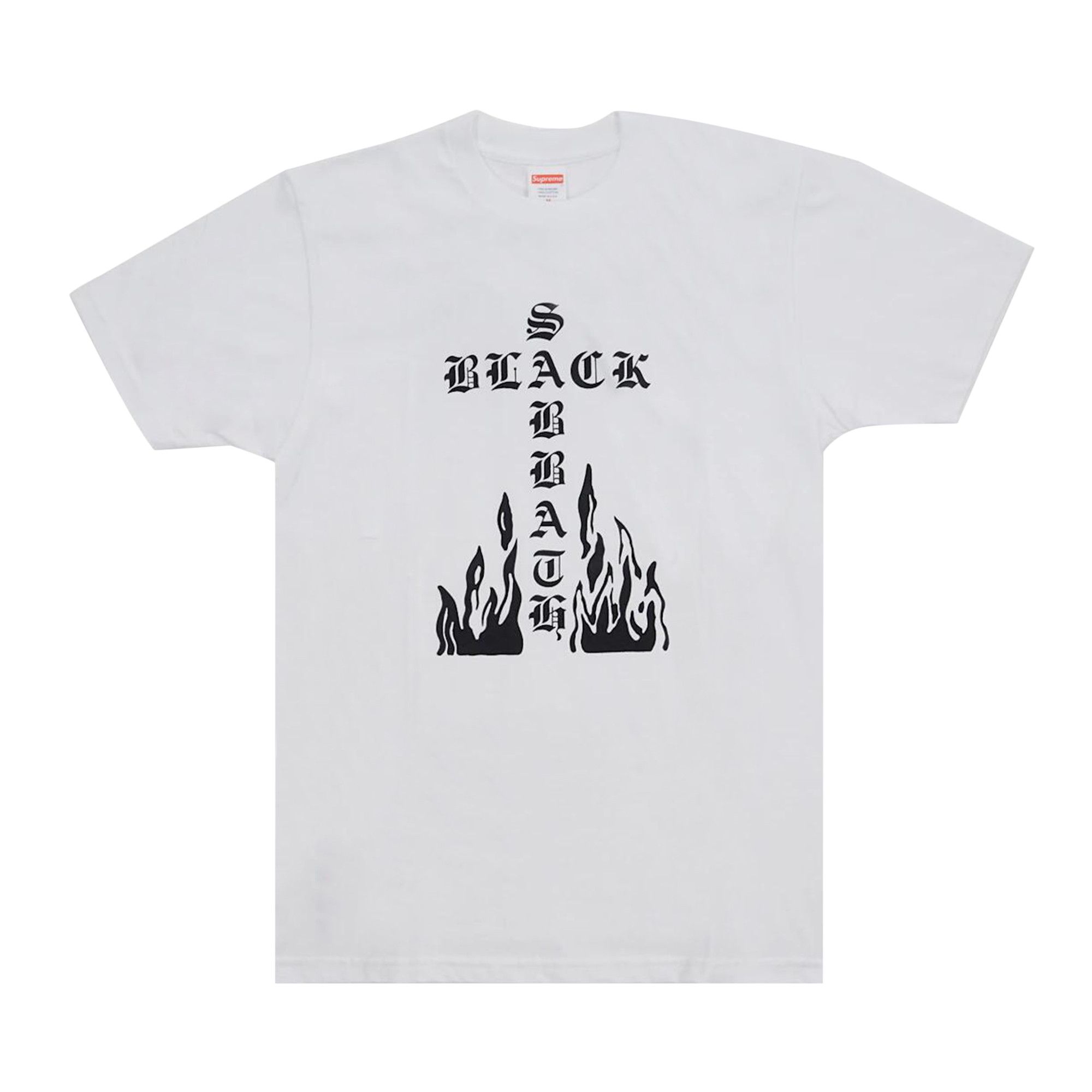 Buy Supreme Black Sabbath Cross Tee 'White' - SS16T22 WHITE | GOAT IT