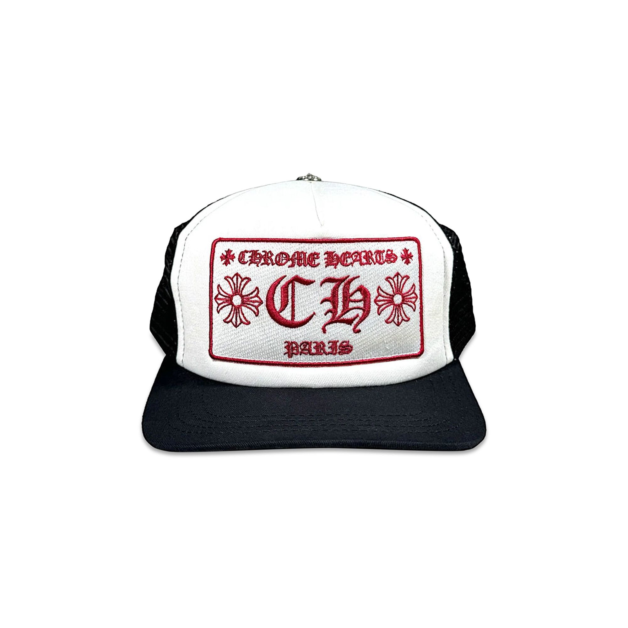 Buy Chrome Hearts Paris Olympics Trucker Hat 'Black' - 01383