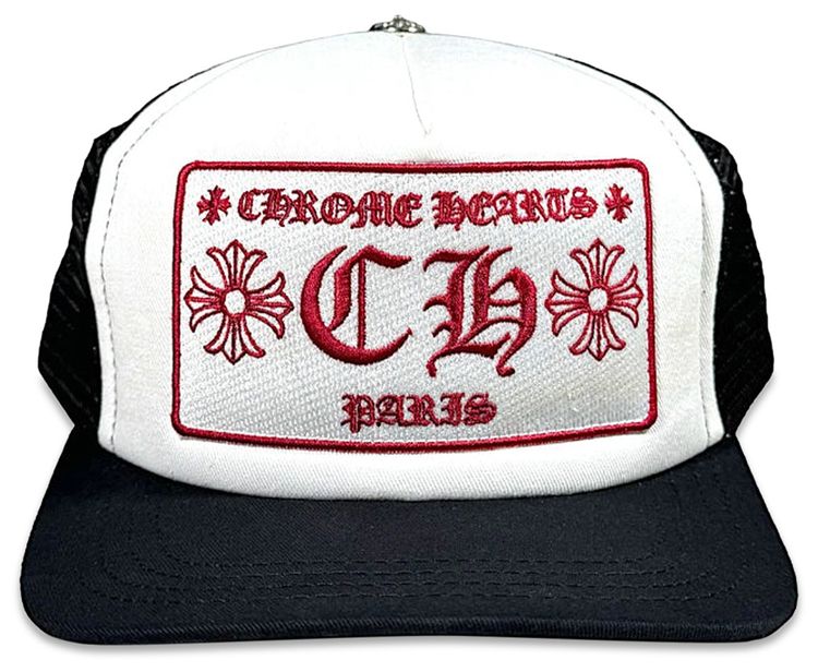 Chrome Hearts Paris Olympics Trucker Hat Black