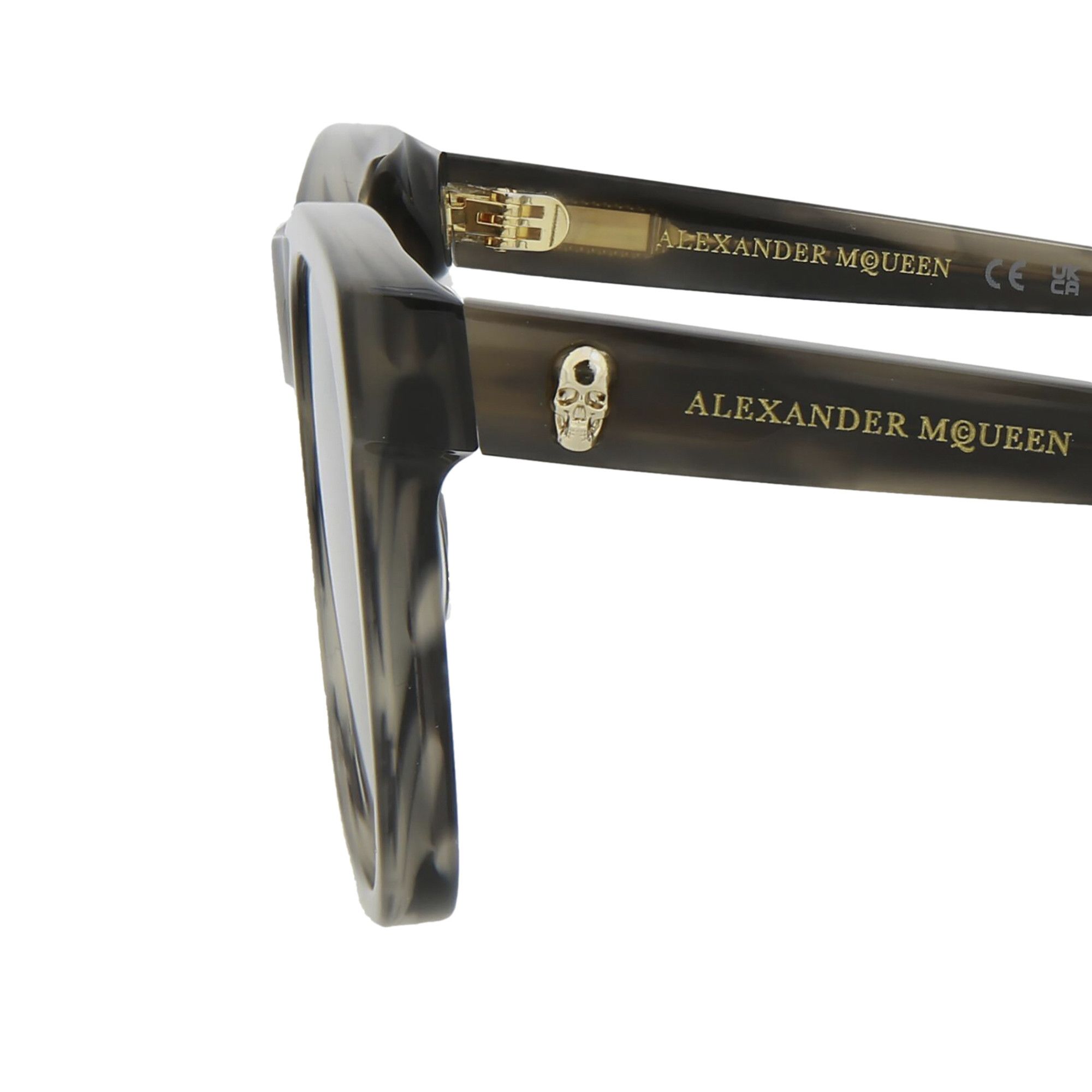 ALEXANDER MCQUEEN スクエアフレムサンクラス AM0497S 004 Alexander McQueen Tortoiseshell Square Sunglasses Alexander
