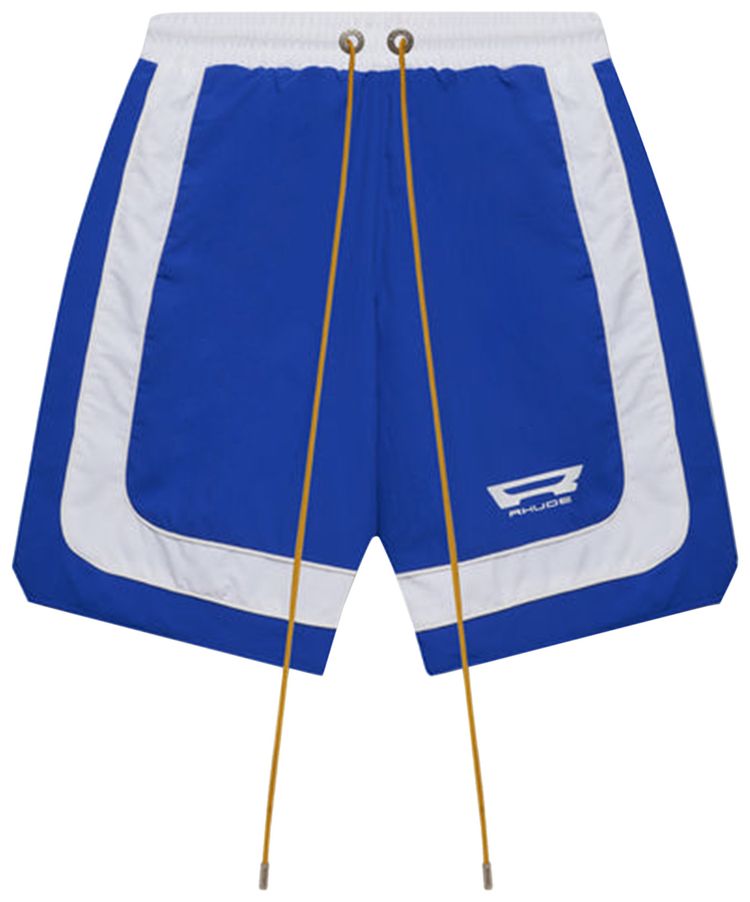 Rhude Campione Baggy Track Short BlueWhite