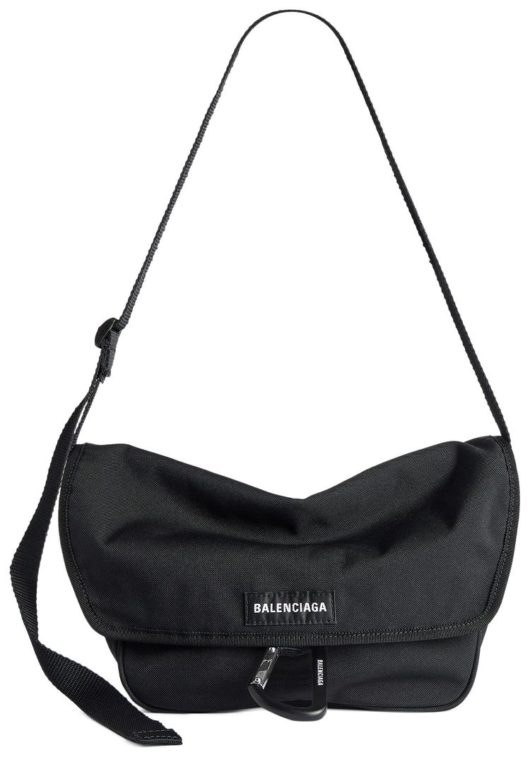 Balenciaga Explorer Flap Messenger Bag Black