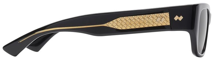 Bottega Veneta Rectangular Sunglasses BlackGrey