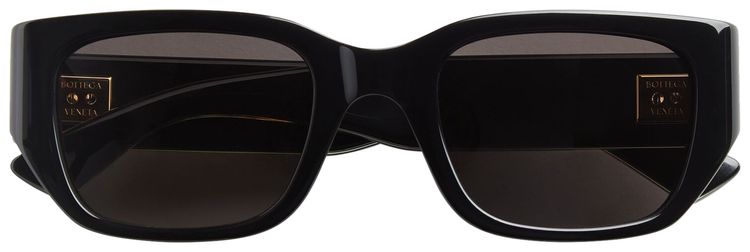 Bottega Veneta Rectangular Sunglasses BlackGrey