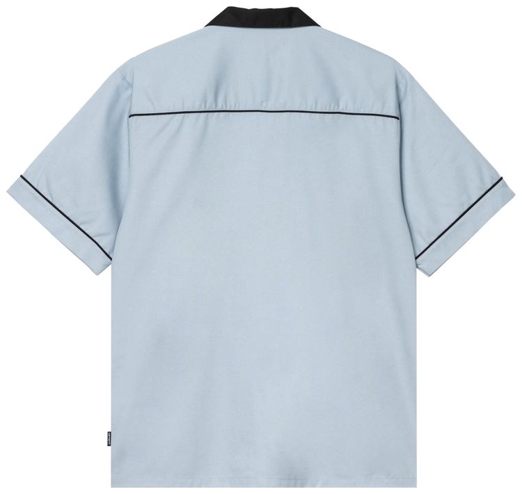 Carhartt WIP Short Sleeve Bowl Shirt Blue FogBlack