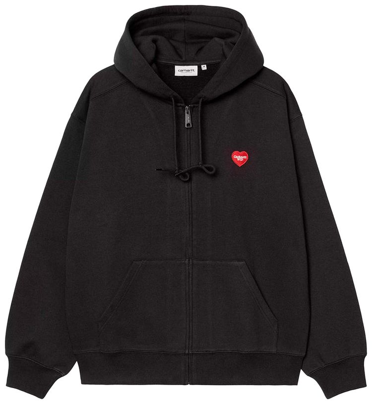 Carhartt WIP Hooded Heart II Hartt Sweat Jacket Black