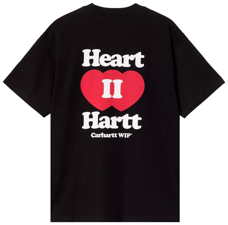 Carhartt WIP Short Sleeve Heart II Hartt T Shirt Black