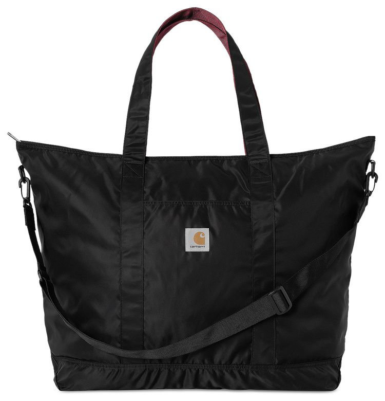 Carhartt WIP Alumni Tote Bag BlackScarlet
