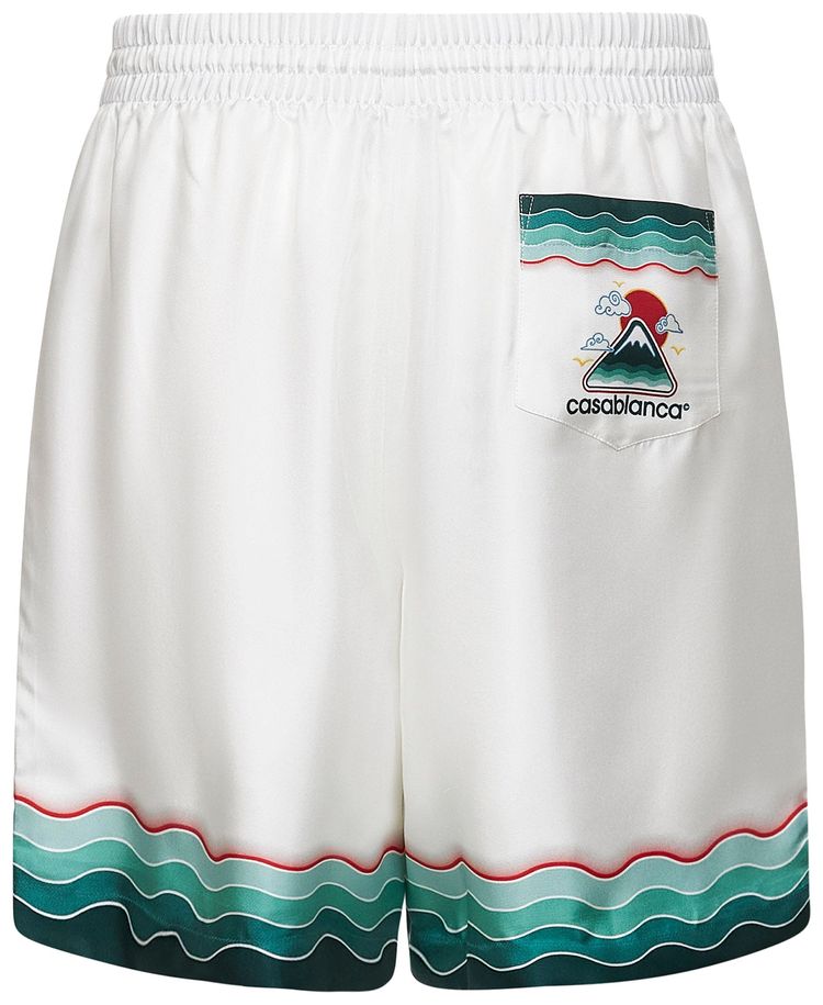 Casablanca Drawstring Shorts Monogram Gradient
