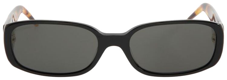 Casablanca Oval Stripe Sunglasses BlackTort