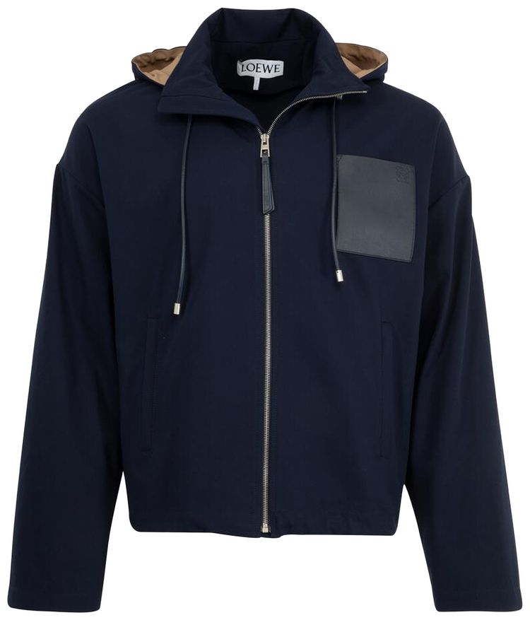 Loewe Hooded Jacket NavyBeige