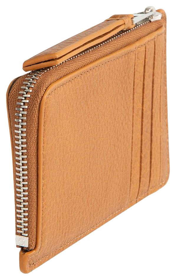 Loewe Puzzle Edge Coin Card Holder Light Canyon Brown