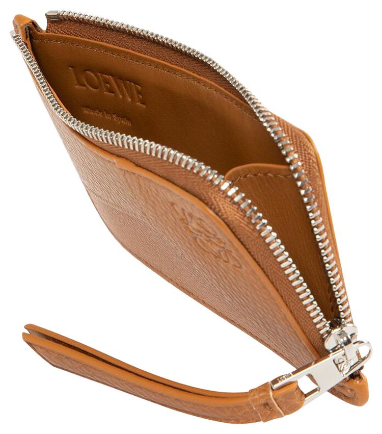 Loewe Puzzle Edge Coin Card Holder Light Canyon Brown