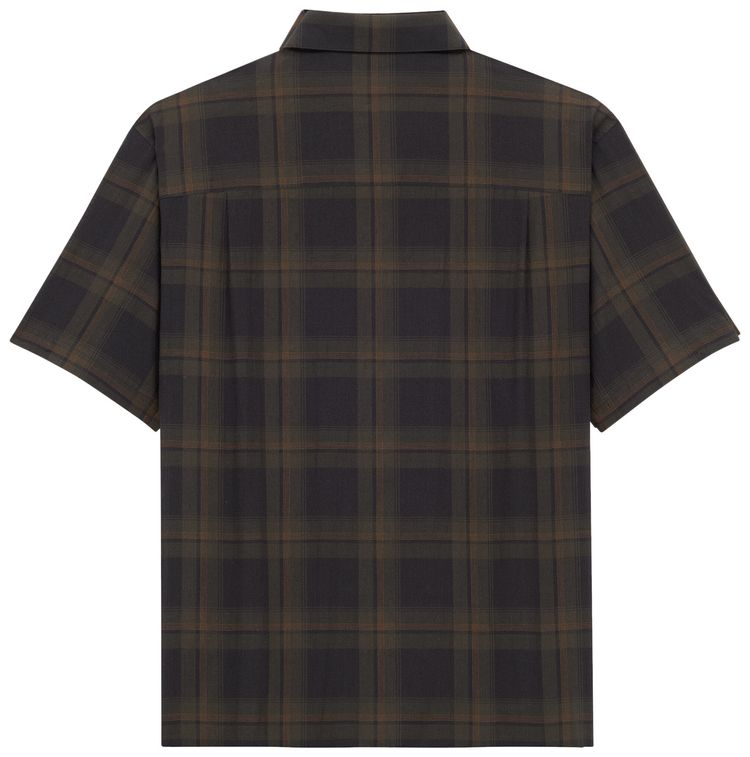 Saint Laurent Tartan Shirt KhakiMulticolor