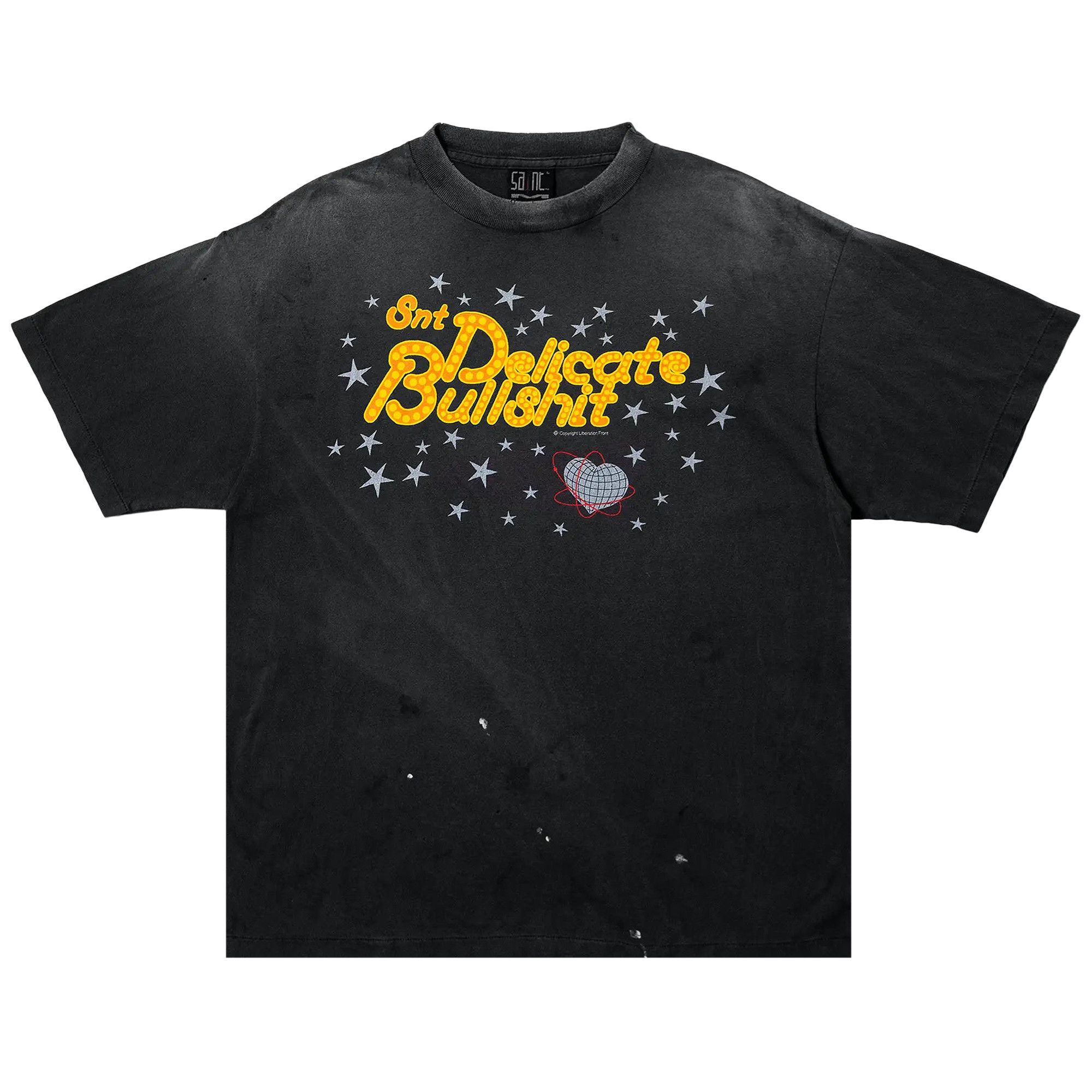 【SAINT Mxxxxxx】DELICATE BULLSHIT BLACK SAINT Mxxxxxx SS Tee Delicate Bullshit Black T-shirt | eBay