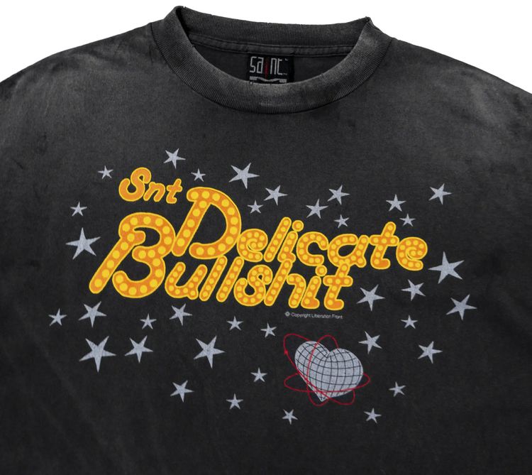 SAINT Mxxxxxx Delicate Bullshit Tee Black