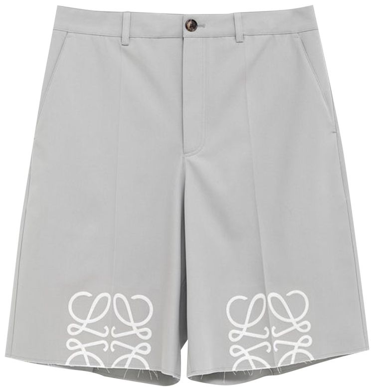 Loewe Anagram Shorts Light Grey