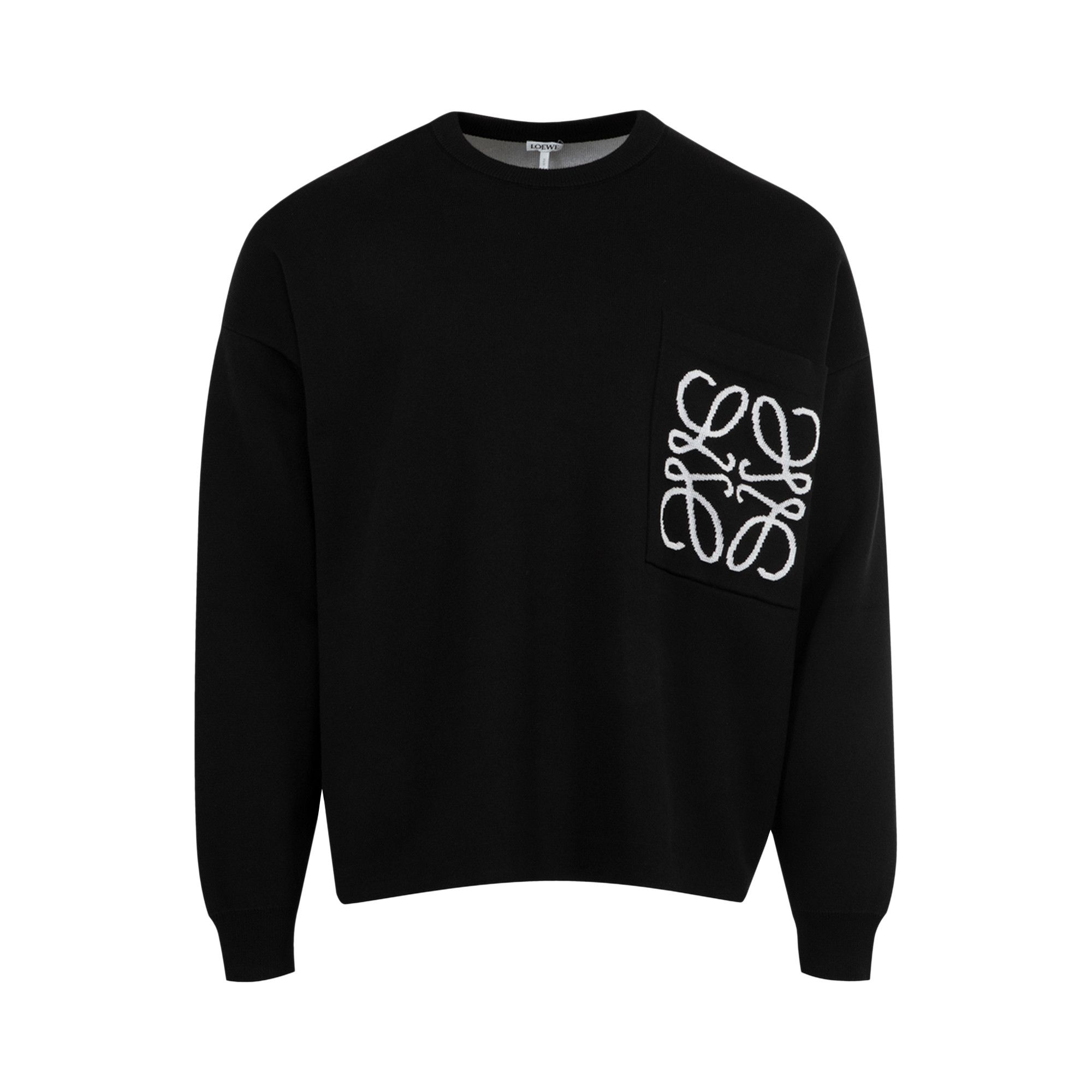 Buy Loewe Anagram Pocket Sweater 'Black/White' - H526Y14KKI 1102
