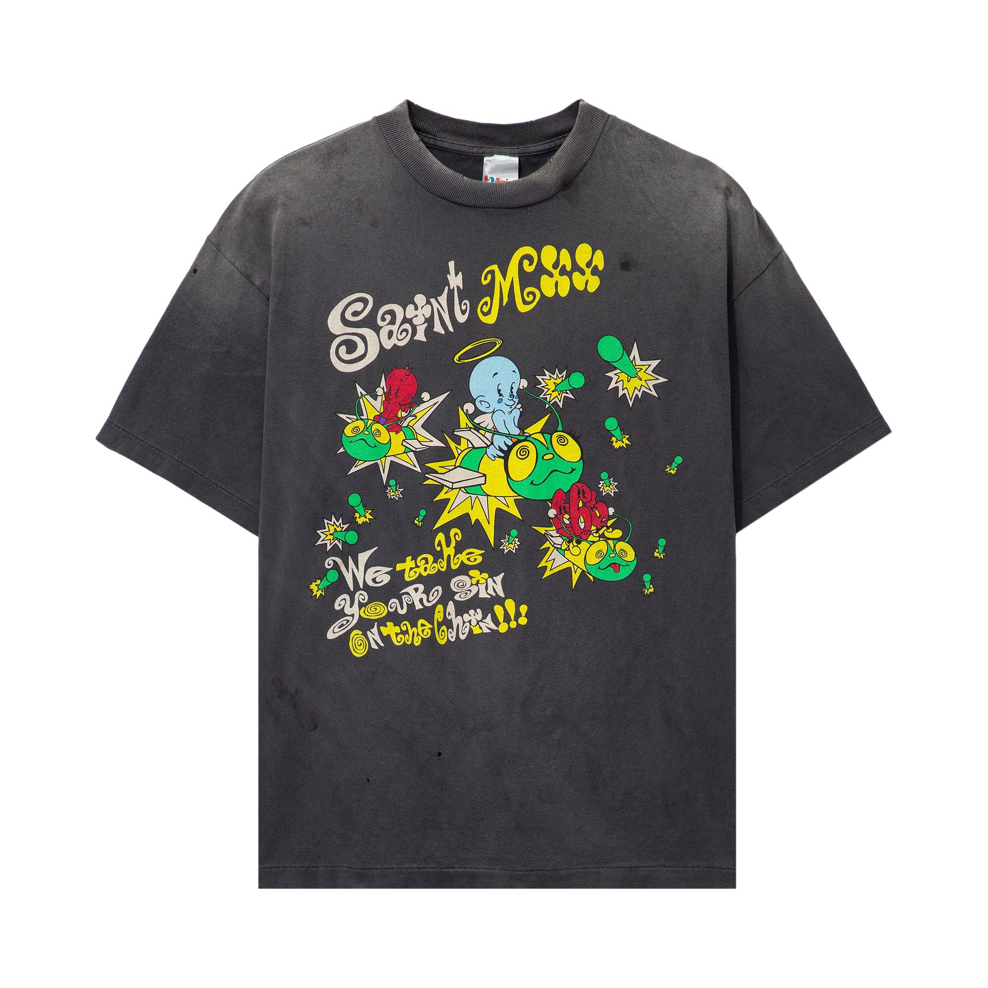 Buy SAINT Mxxxxxx Saint MX6 Tee 'Black' - SM HR8 0000 014 | GOAT